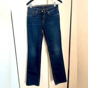 Lucky Brand Lolita Boot Jeans Dark Blue Low Rise 8/29L